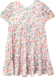 Mabel + Honey Florentine Short Gathered Sleeve Dress