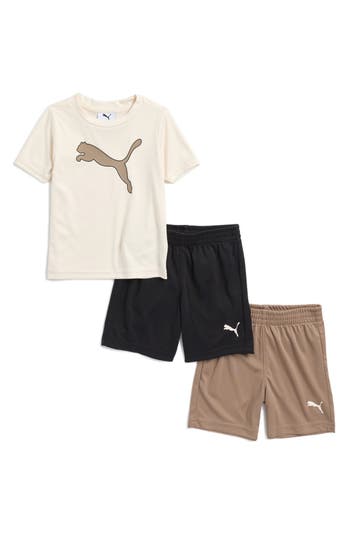 Puma Babies'  Logo T-shirt & Shorts Set