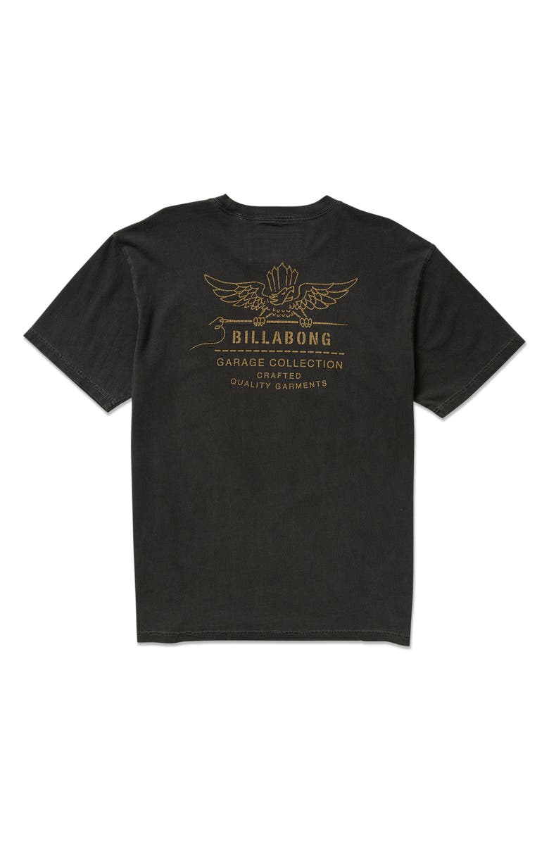 Billabong South Runner Premium Short Sleeve Graphic T-Shirt, Alternate, color, Washed Black