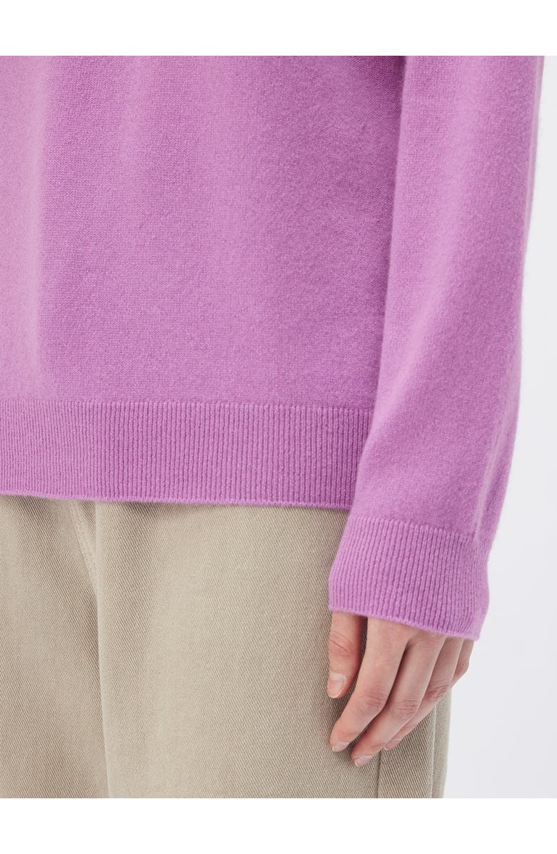 Gobi Cashmere Essential Cashmere Turtleneck Sweater, Alternate, color, Fuchisa Pink