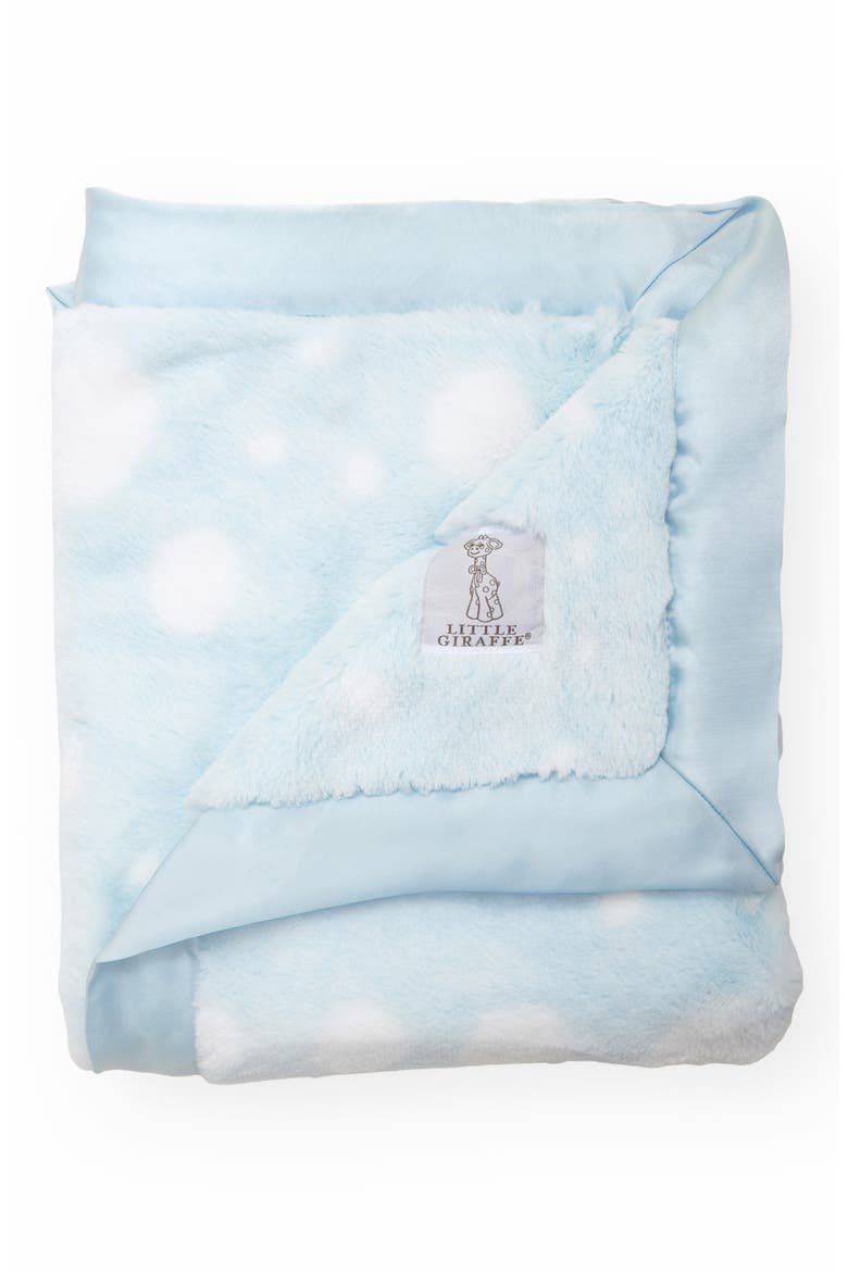 Luxe Urchin Blanket, Main, color, BLUE