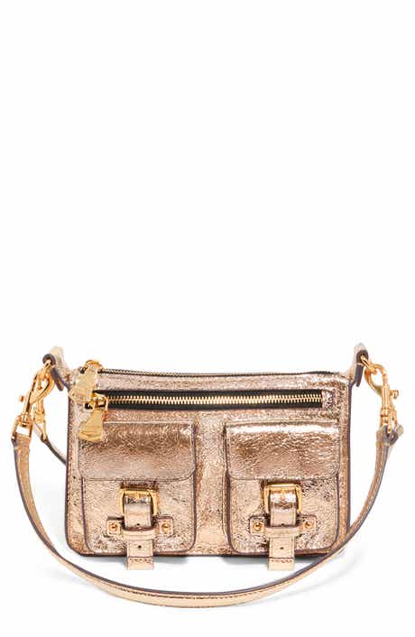 AIMEE Mini Saddle Up Convertible Leather Crossbody Bag