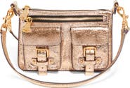 AIMEE Mini Saddle Up Convertible Leather Crossbody Bag