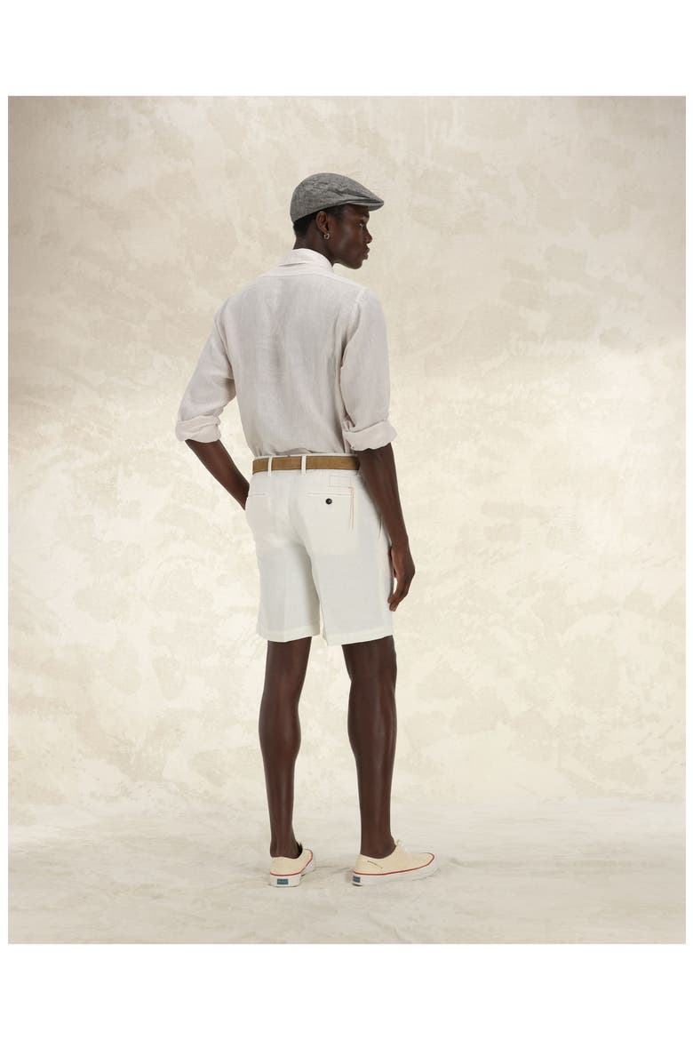 Work Linen Shirt, Alternate, color, NATURAL