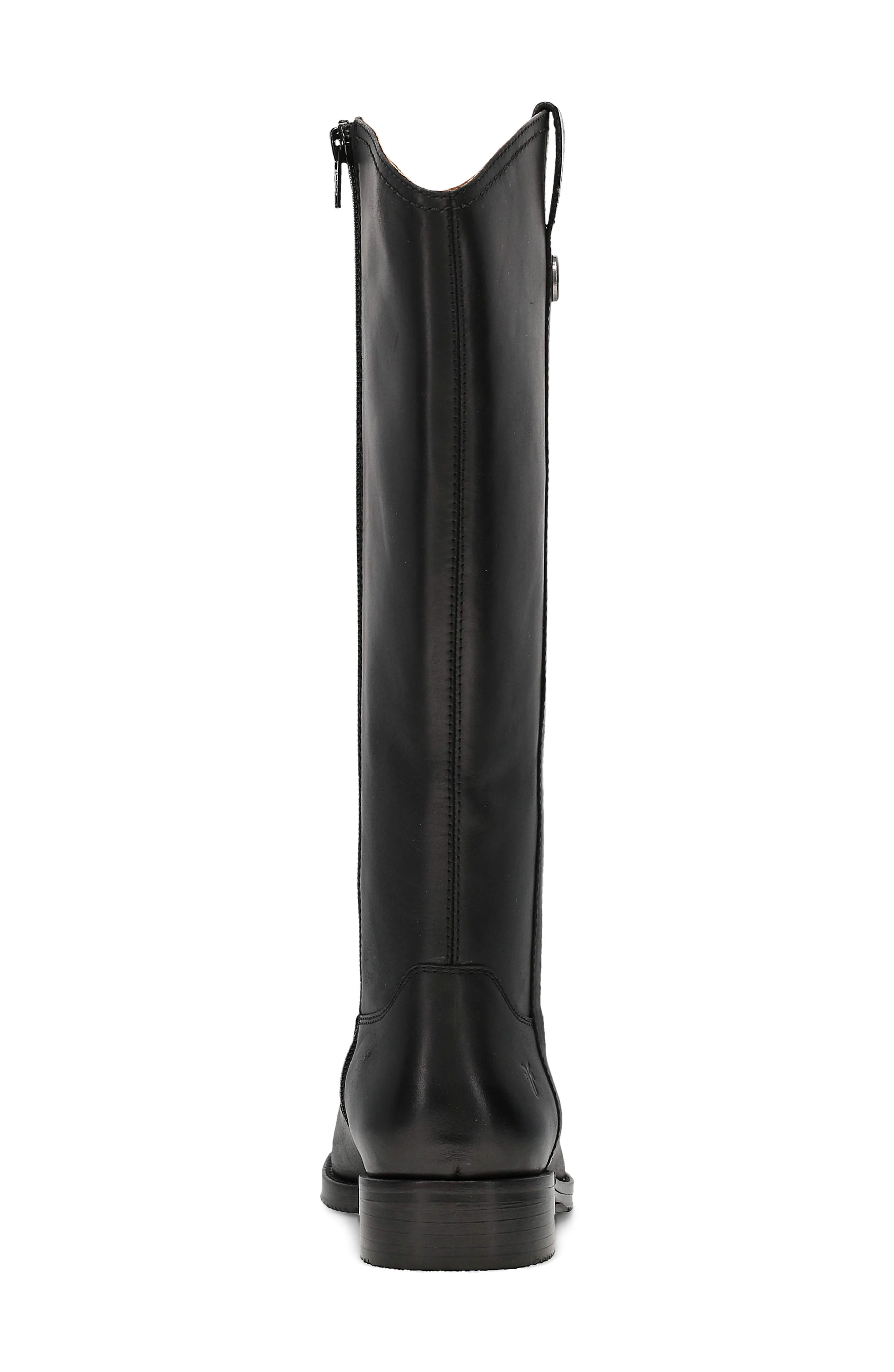 Frye Melissa Button Tall Boot, Alternate, color, Black