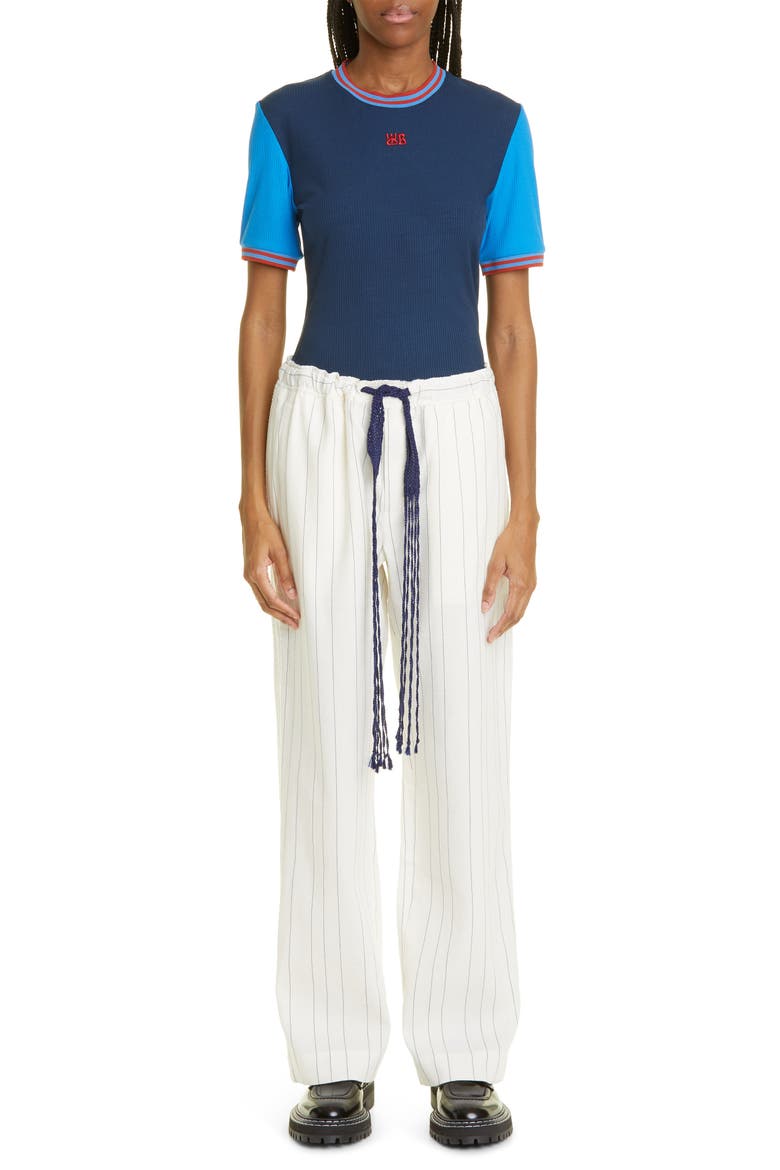 Shade Colorblock Rib T-Shirt, Alternate, color, NAVY