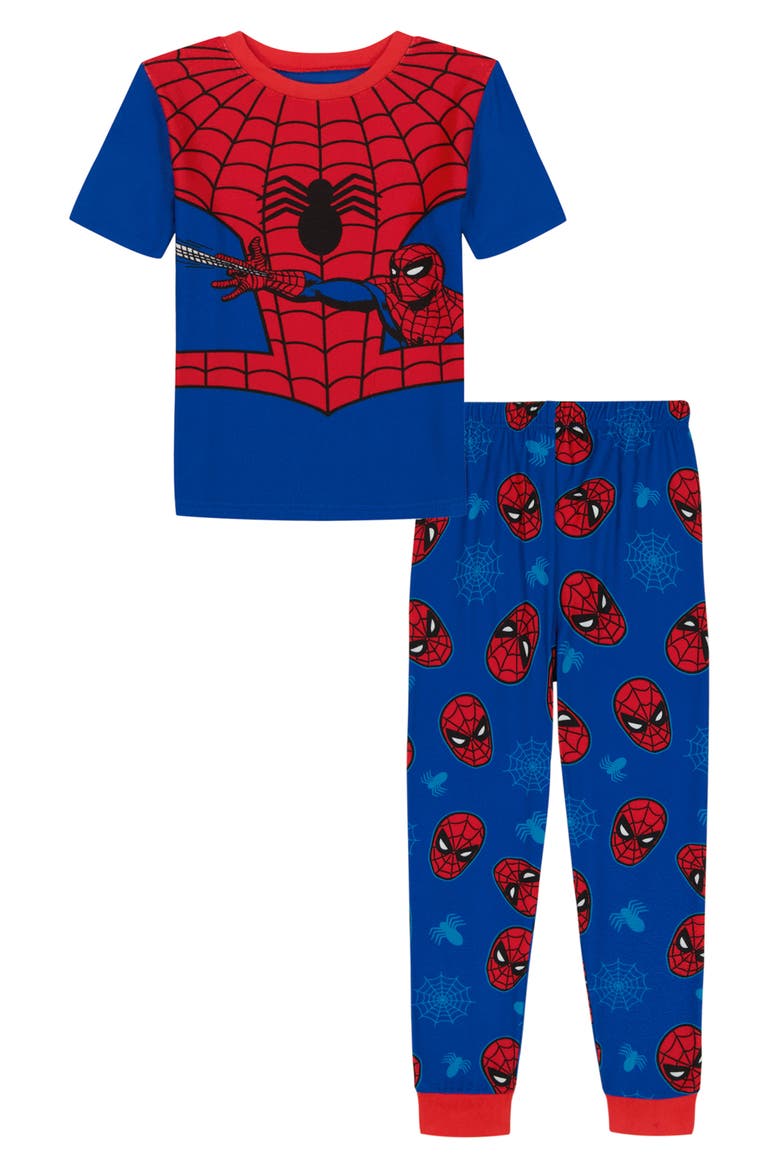 Kids' Spider-Man Pajamas, Main, color, BLUE