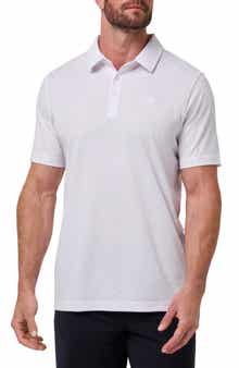 TravisMathew Special Trip Ditsy Cotton Blend Polo