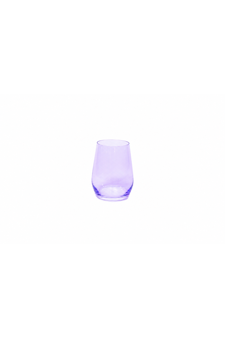 Stemless Wine Glass - Set of 2, Alternate, color, Lady Lavender
