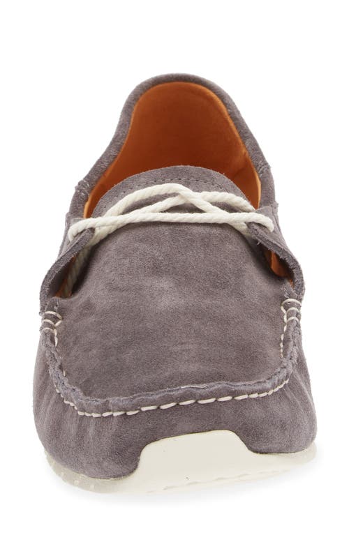Olukai Kaa Genuine Suede Driver In Gray