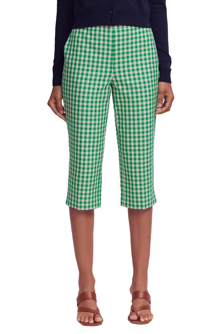 Capri Pants, Main, color, RICH EMERALD GINGHAM