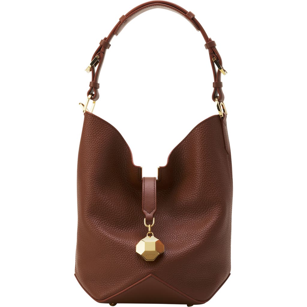 Lanvin Catch By Medium Leather Bucket Bag