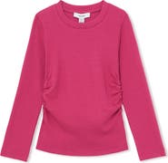 Reiss Kids' Trina Ruched Rib Sweater