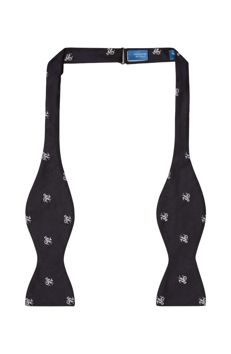 Robert Talbott Bond Self-Tie Dragon Bow Tie, Main, color, Navy