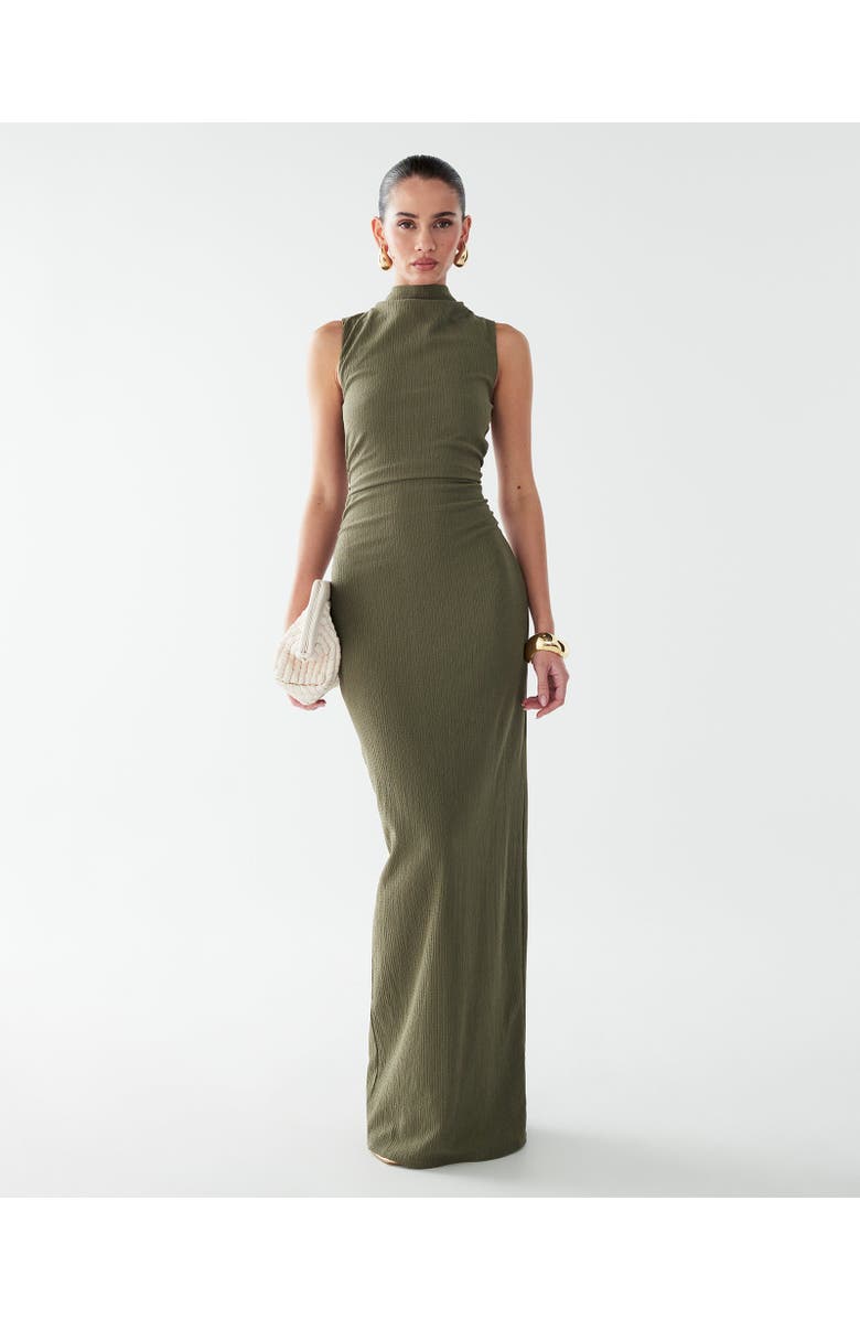 BWLDR Lana Maxi Dress, Main, color, Dark Olive