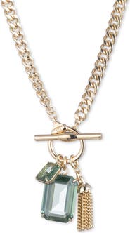 Lauren Ralph Lauren Erinite Charm Toggle Necklace