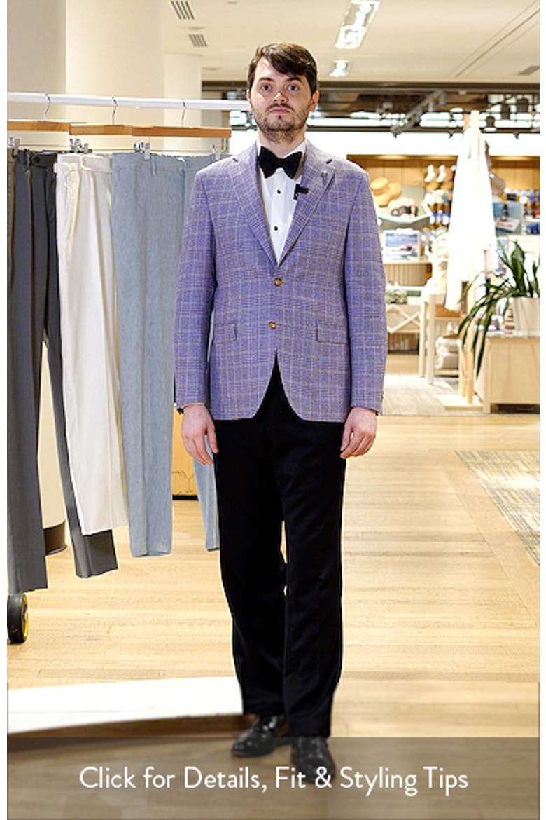 McAllen Berry Plaid Soft Constructed Cotton & Silk Blend Sport Coat video