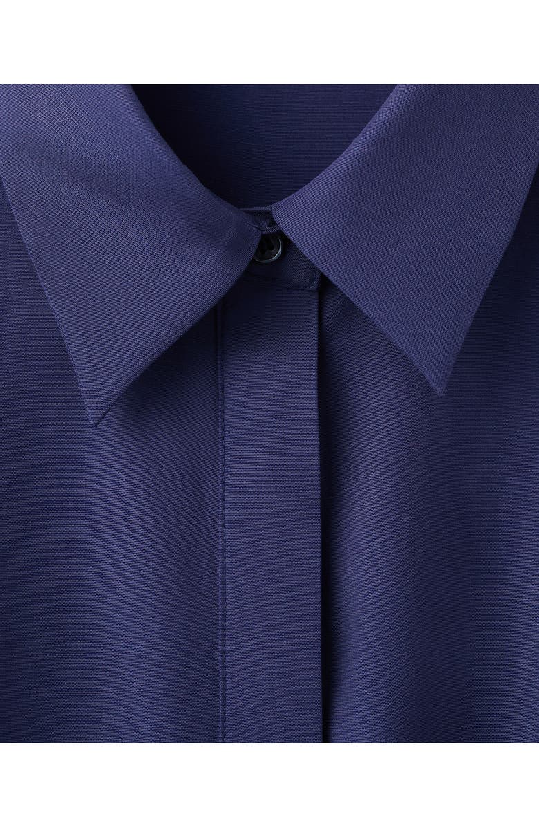 MANGO Short Sleeve Shirtdress, Alternate, color,
