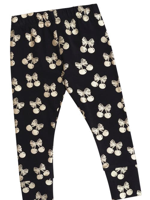 Huxbaby Special Legging Cherry Pie Gold In Black