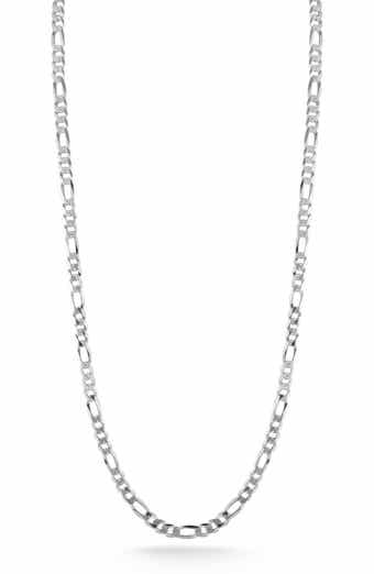 Sterling Silver Figaro Chain Necklace