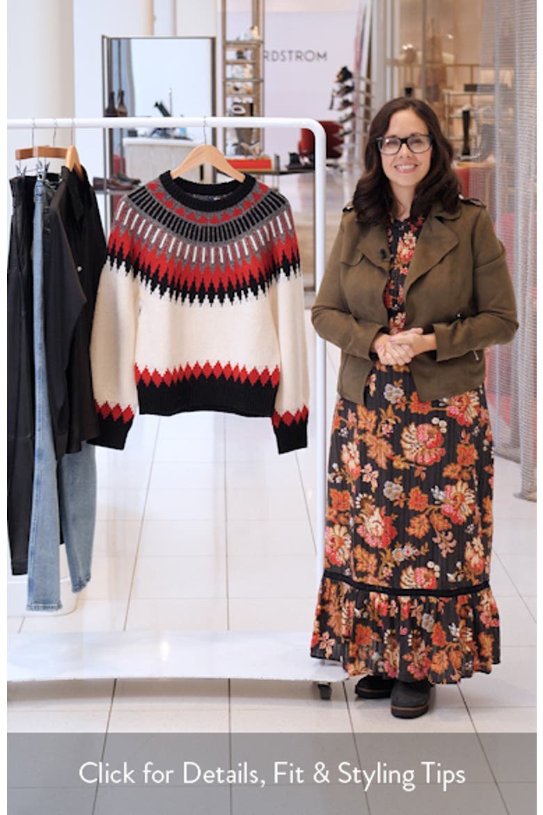 Fair Isle Wool & Cashmere Sweater video