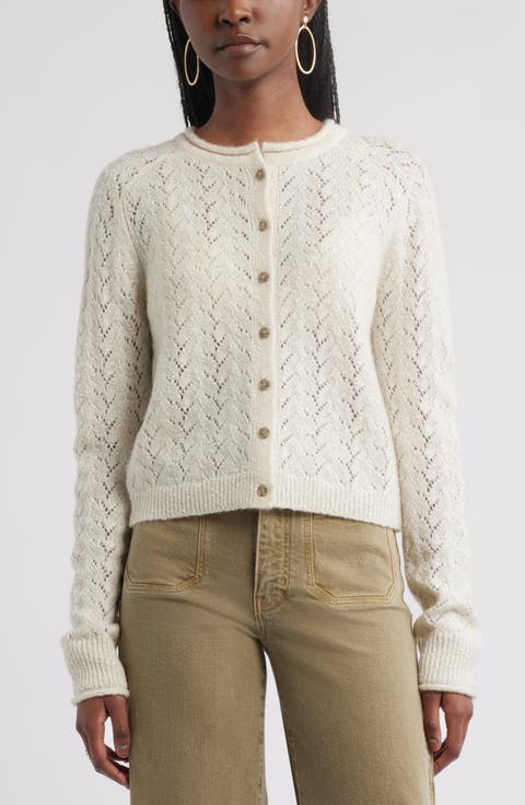 Nep Pointelle Cardigan