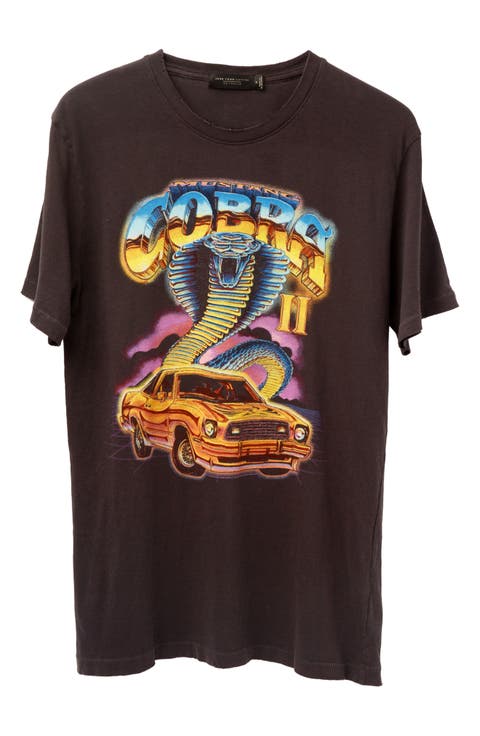Mustang Cobra Cotton Graphic T-Shirt