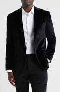 Emanuel Berg Black Textured Stretch Cotton Sport Coat