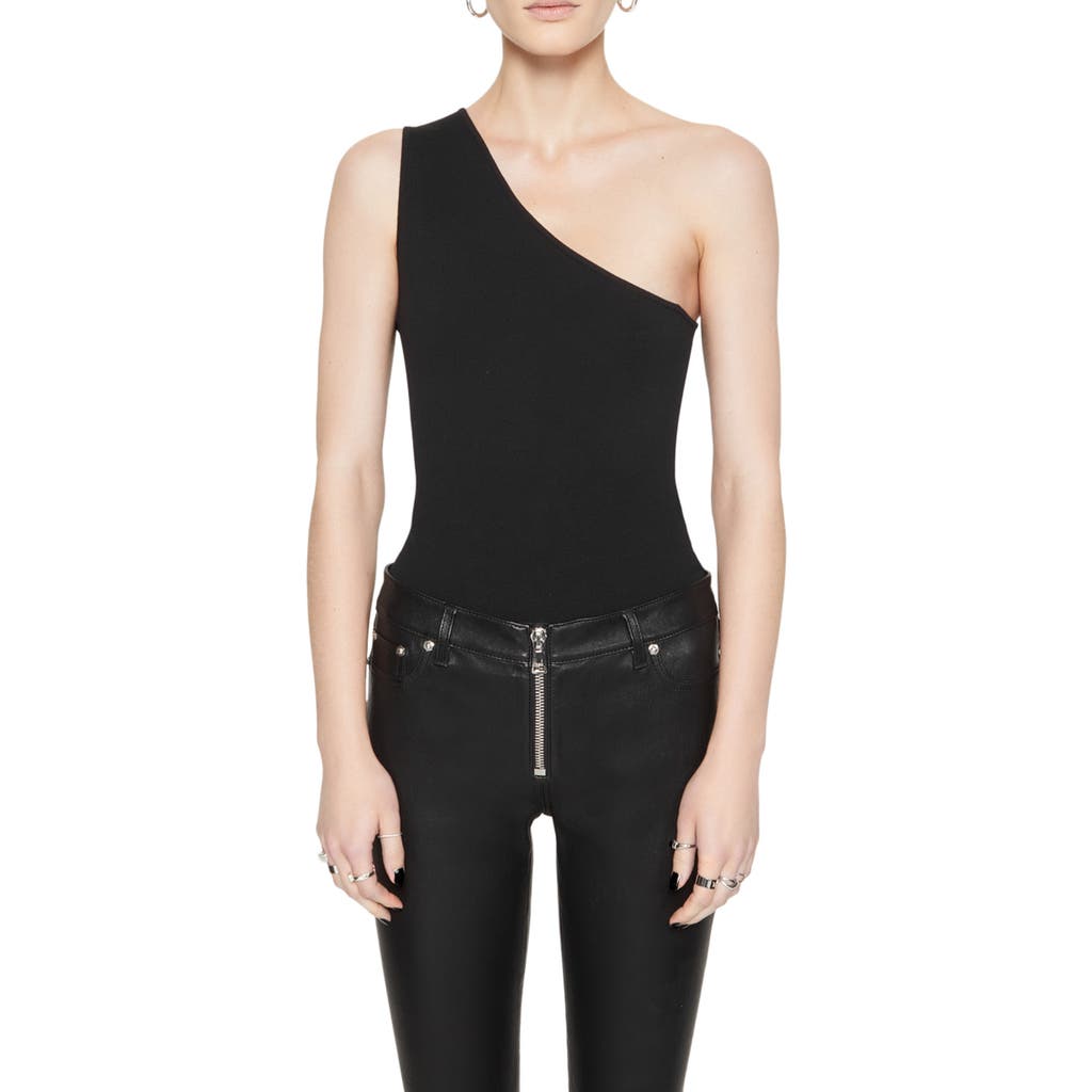 Rebecca Minkoff Bonnie One-Shoulder Bodysuit in True Black  product