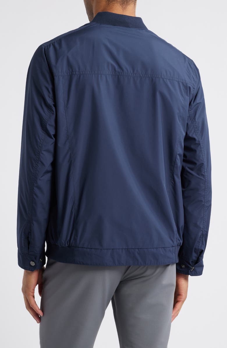 Johnston & Murphy XC4<sup>®</sup> Knit Collar Water Resistant Jacket, Alternate, color, Navy