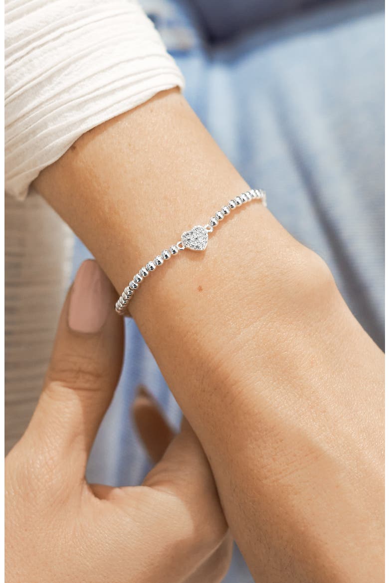 A Little 'Happy 21st' Bracelet, Alternate, color, Metallic Silver