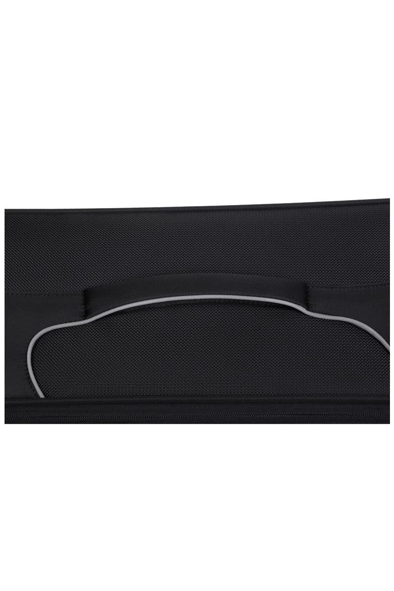 Teleported 32-Inch Expandable Spinner Suitcase, Alternate, color, BLACK