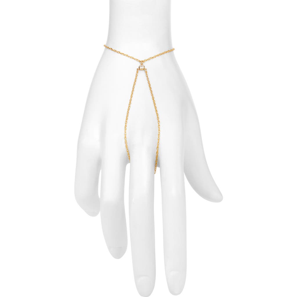 Set & Stones Teagan Hand Chain In Gold