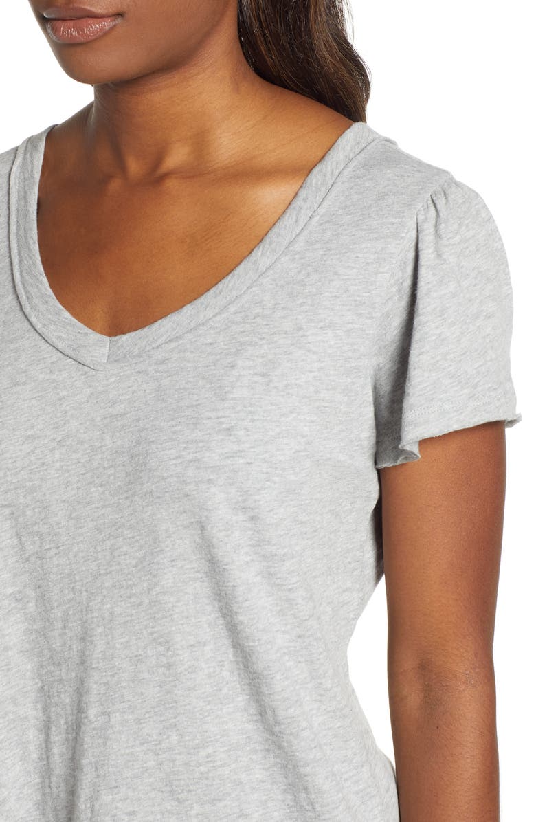 Caslon<sup>®</sup> V-Neck Tee, Alternate, color, 