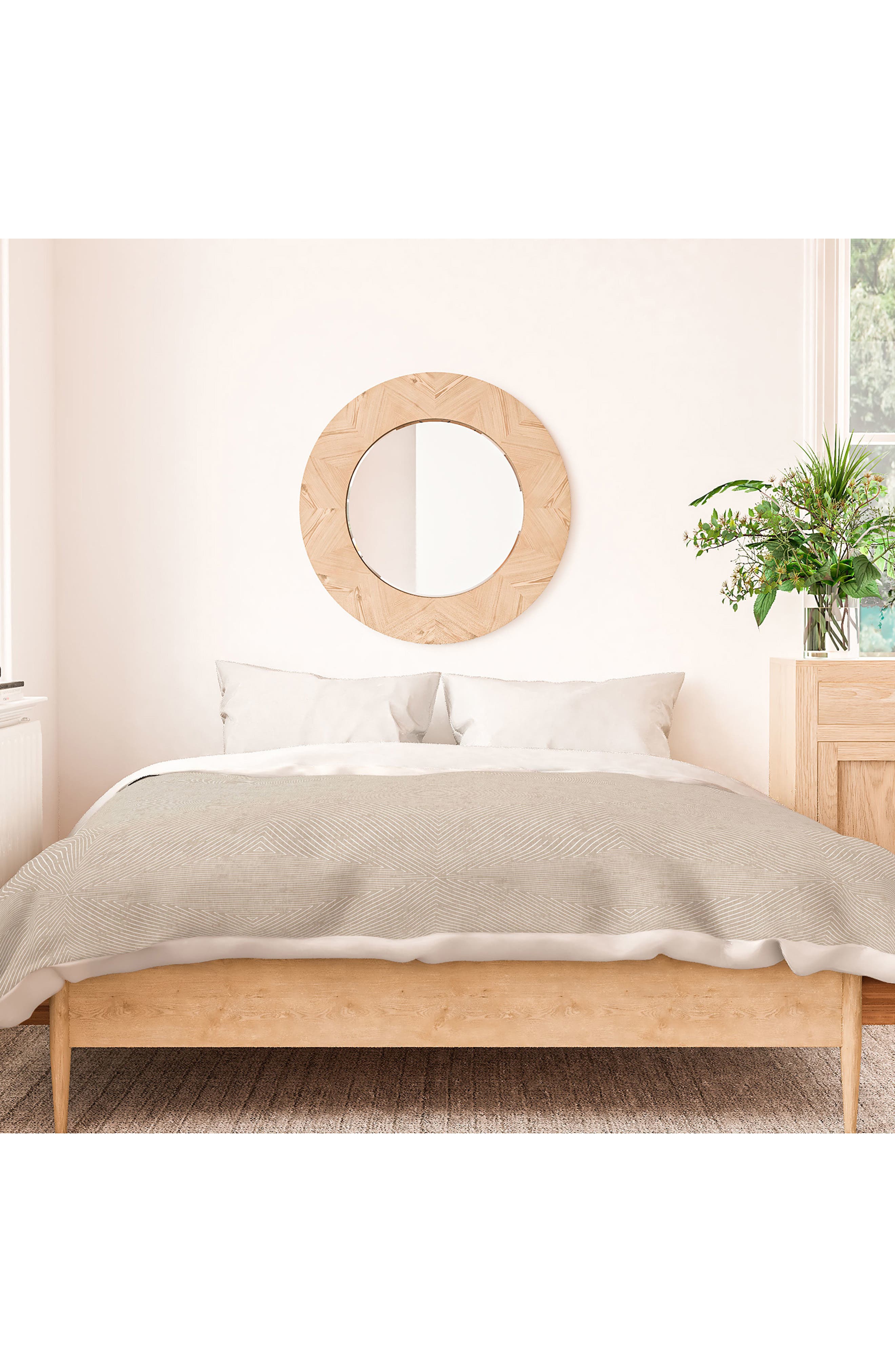 Deny Designs Lad Triangle Stripe 3-Piece Duvet Set - King