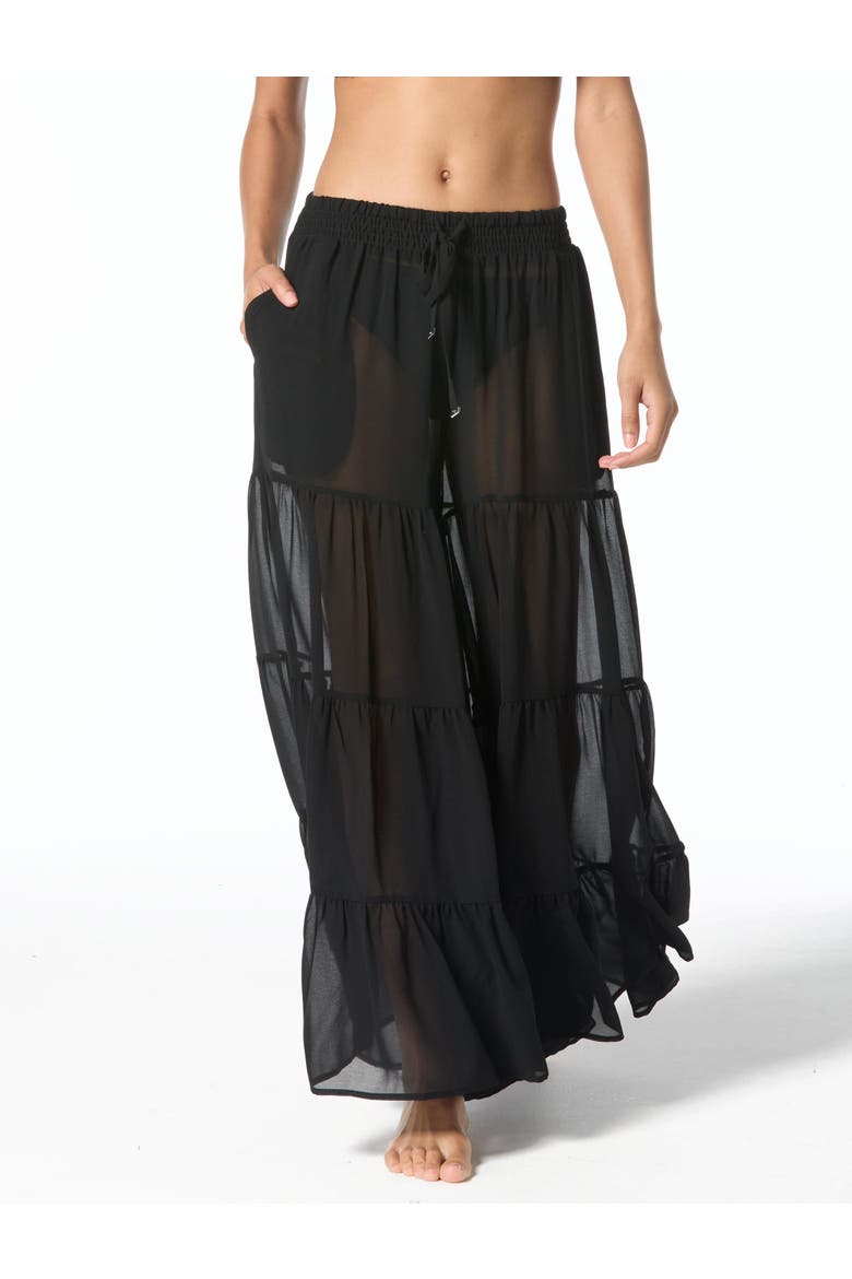 Solids Cover Up Pant Swim, Alternate, color, Black