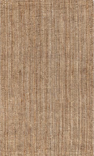 JONATHAN Y Pata Hand Woven Chunky Jute Area Rug | Nordstrom