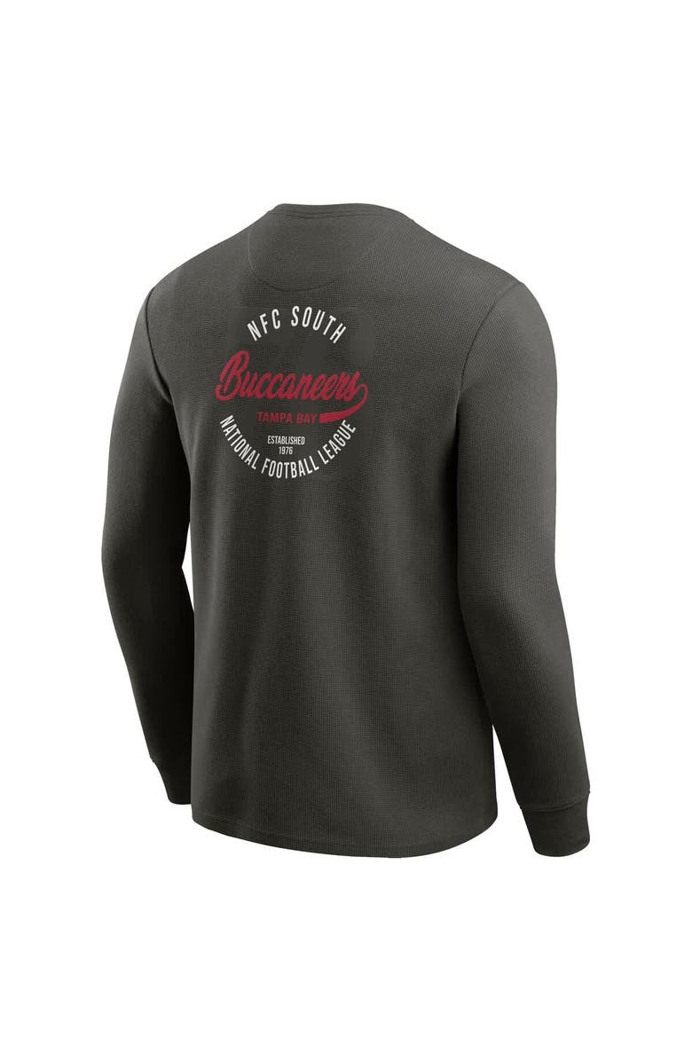 Darius Rucker Collection by Fanatics Men's Darius Rucker Collection by Fanatics Pewter Tampa Bay Buccaneers Washed Waffle-Knit Long Sleeve T-Shirt, Alternate, color, 