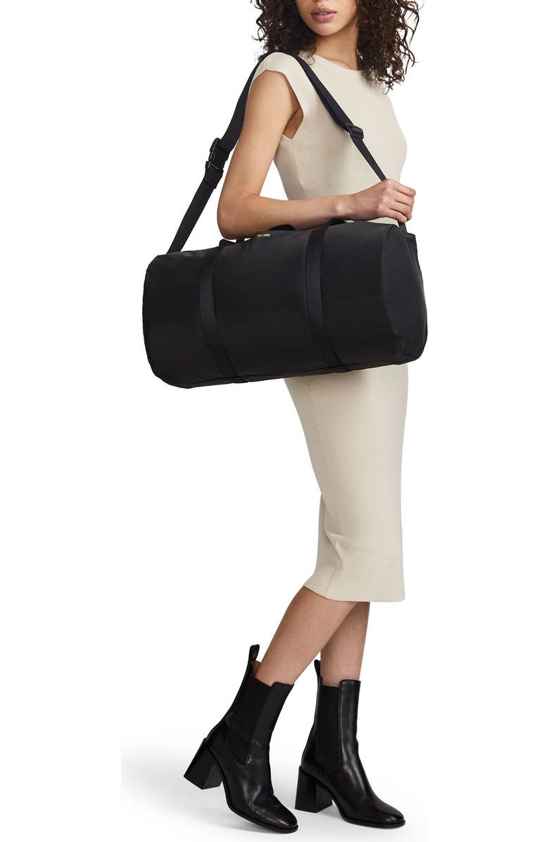 TUMI Voyageur - Just in Case Nylon Duffle Bag, Alternate, color, Black/ Gold