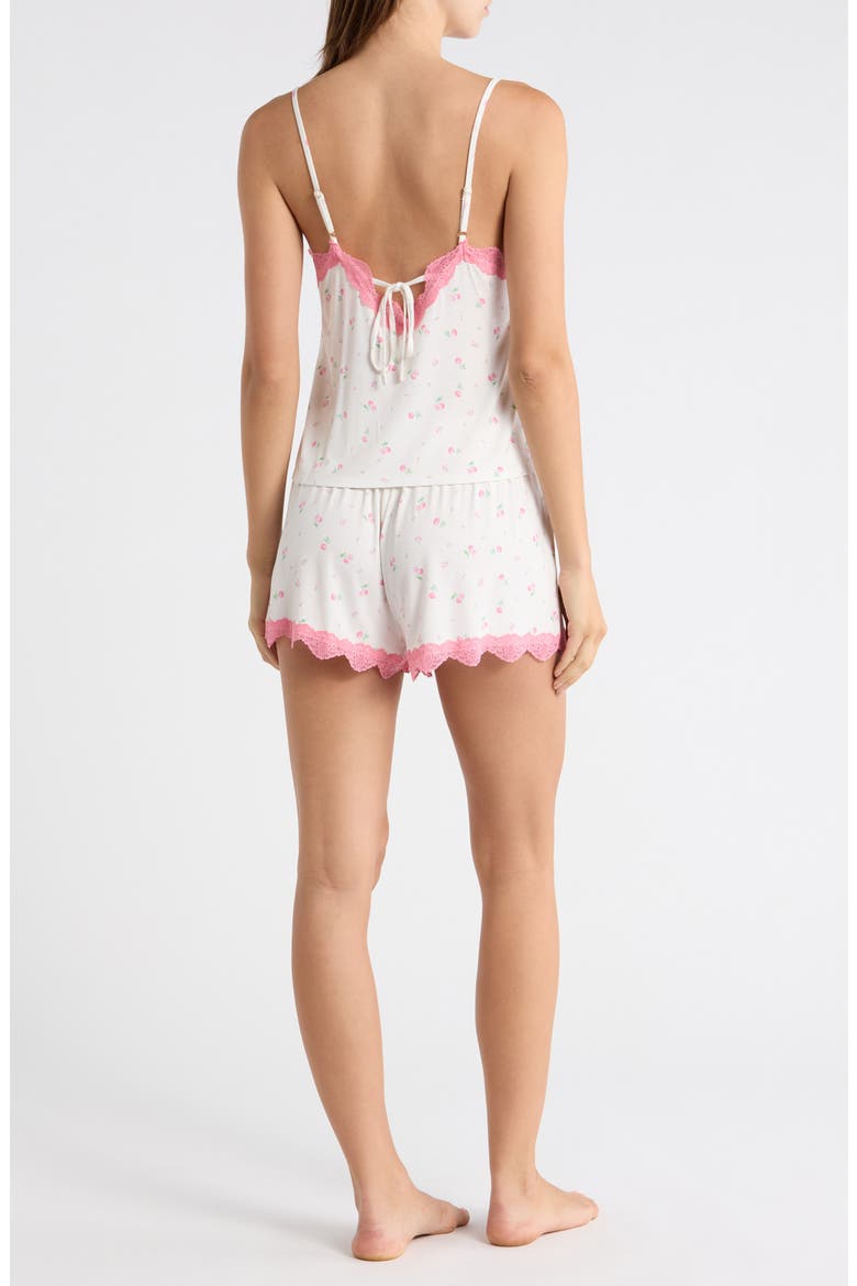Sweet Slumber Short Pajamas, Alternate, color, CREAM CHERRIES