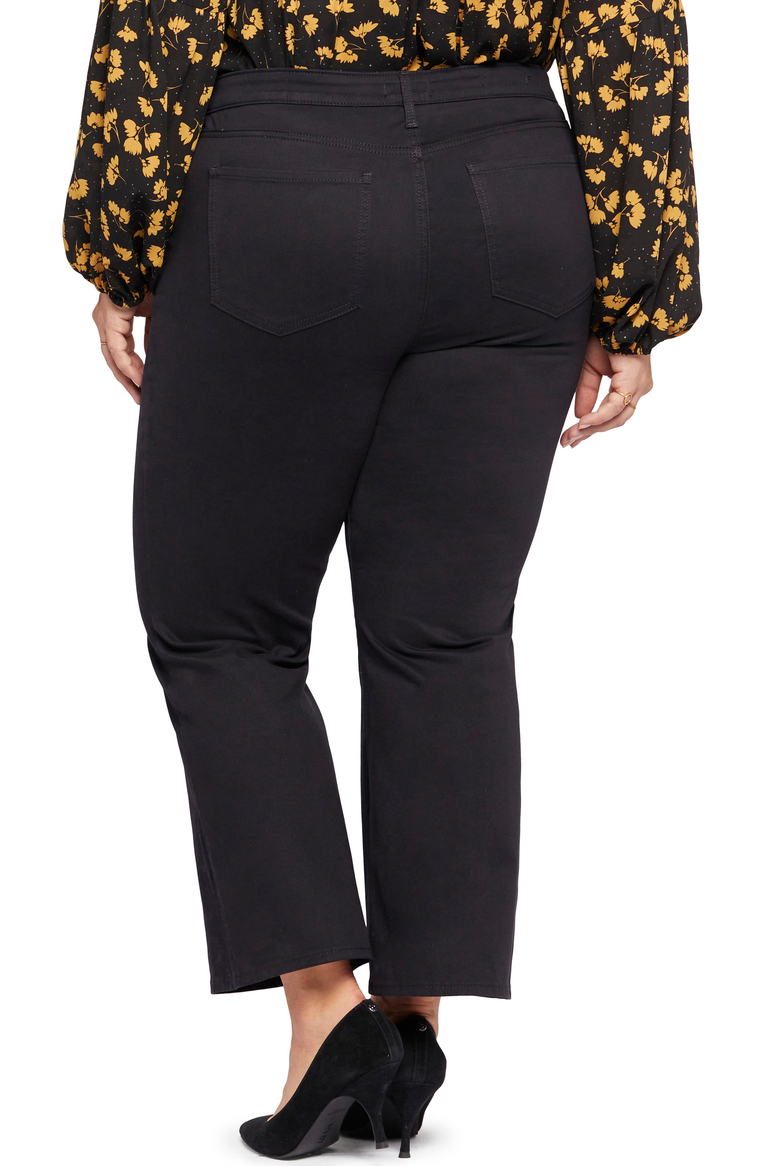 Relaxed Flare Sateen Jeans - image 2