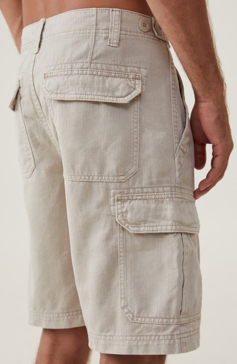 Cotton On Tactical Cotton Cargo Shorts, Alternate, color, River Rock