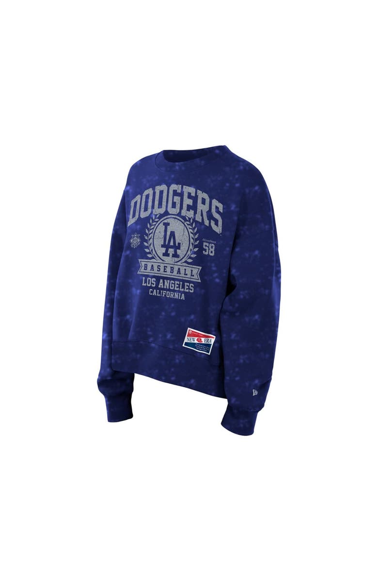 New Era Women's New Era  Royal Los Angeles Dodgers Throwback Oversized Boxy Sweatshirt, Alternate, color, Royal