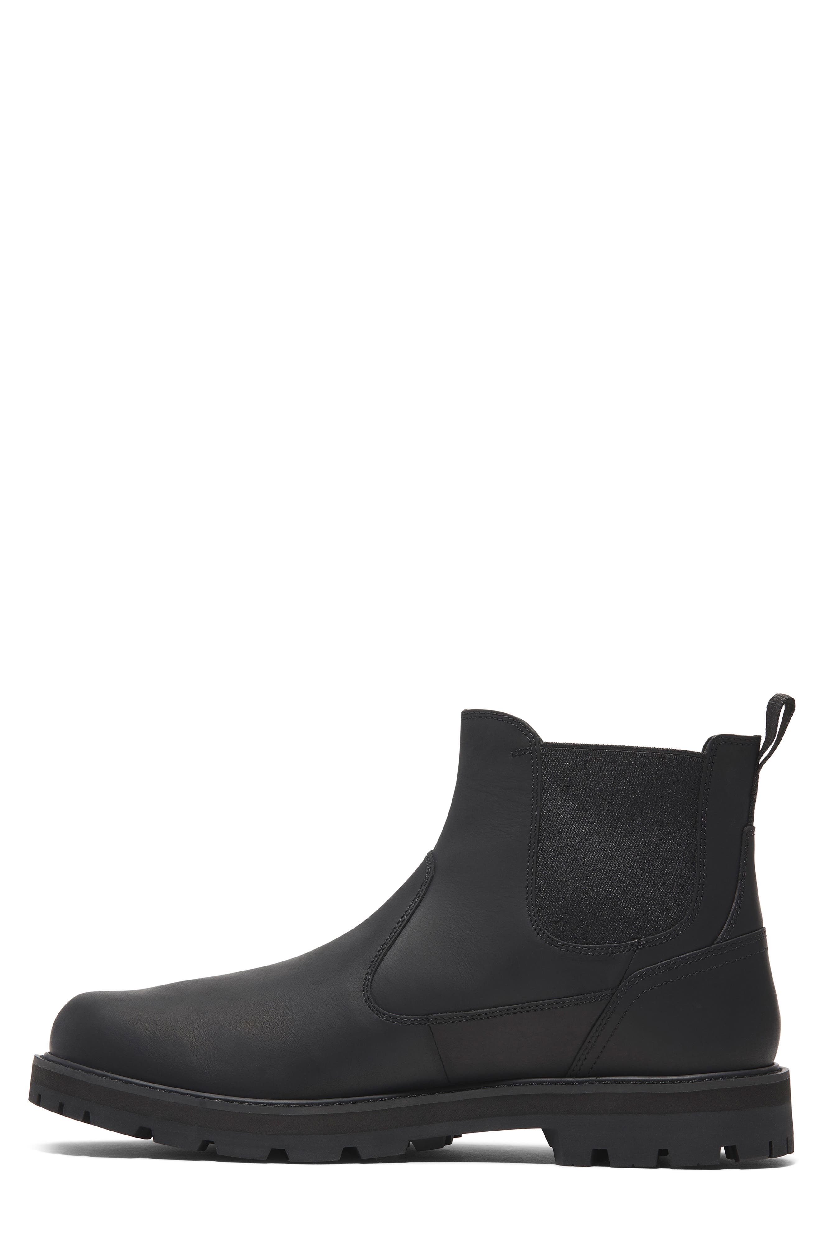 TIMBERLAND MEN\'S 7 BRITTON ROAD MID CHELSEA BOOT BLACK FULL GRAIN NIB Men main image 3