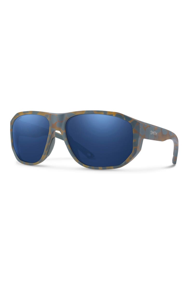 Outrigger 61mm ChromaPop™ Polarized Sunglasses, Alternate, color, FLINT / TARMAC TORTOISE / BLUE