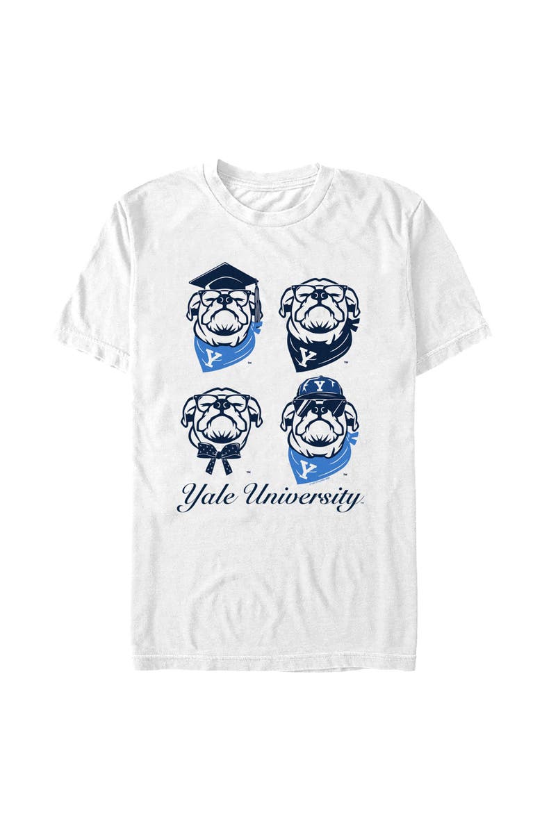 Yale University Men's Yale University Handsome Dan Portraits Graphic T-Shirt, Main, color, White