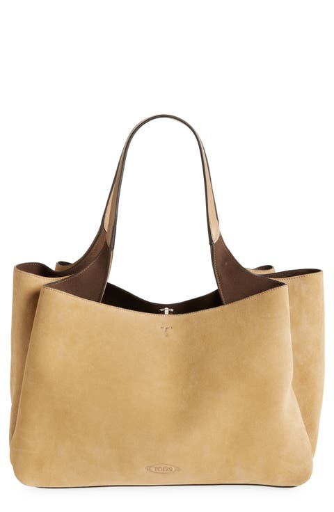 Medium Apa Suede Tote