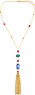 Panacea Crystal Tassel Y-Necklace