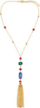 Panacea Crystal Tassel Y-Necklace