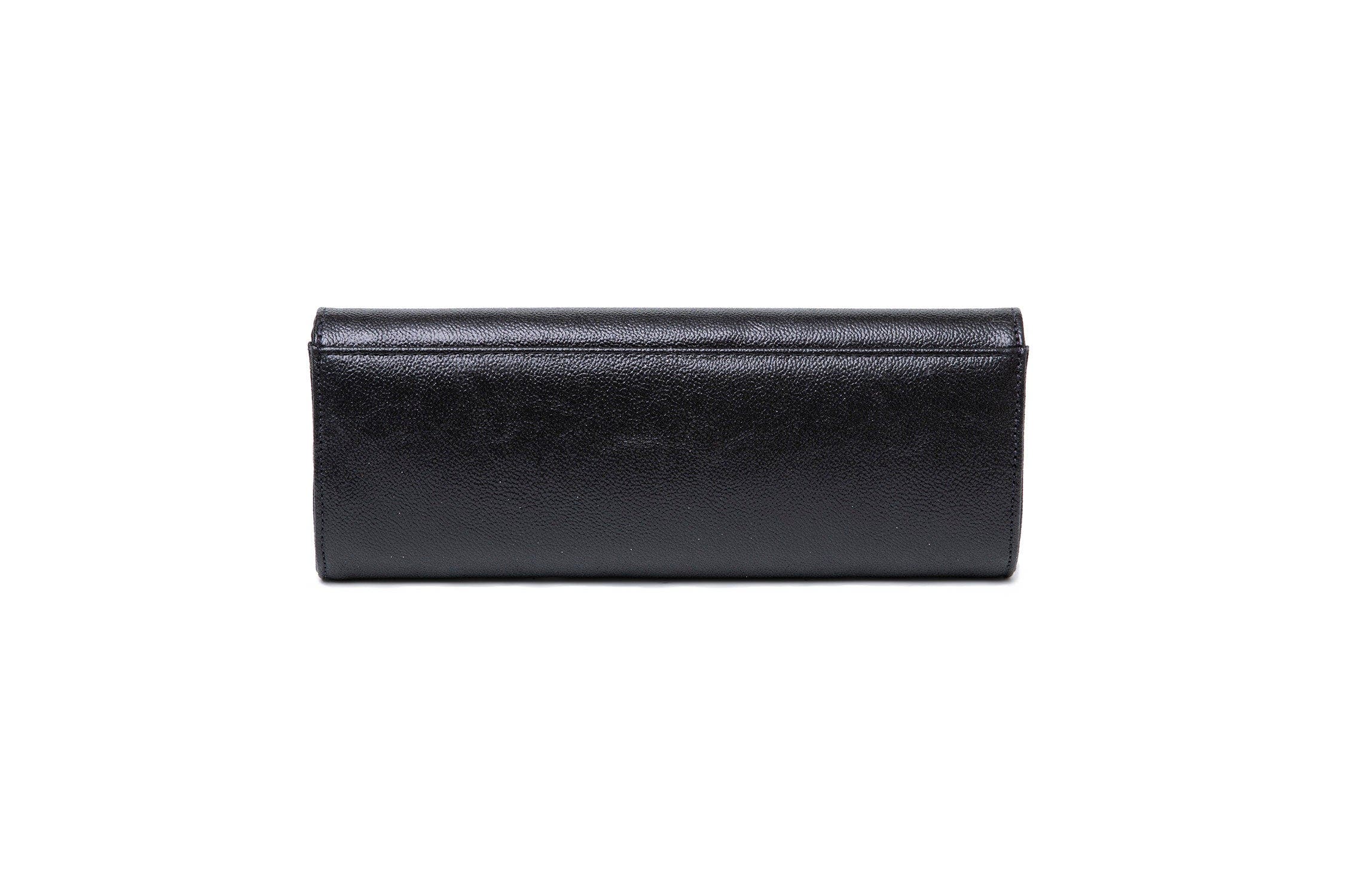 Michelle Wilhite The Mini Robbie Clutch, Alternate, color, Black